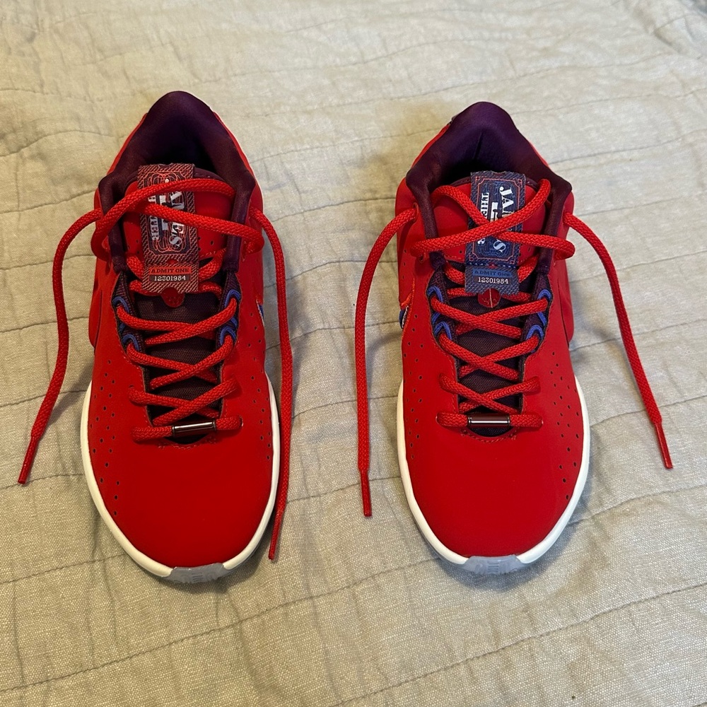 Nike Red and Purple Sneakers